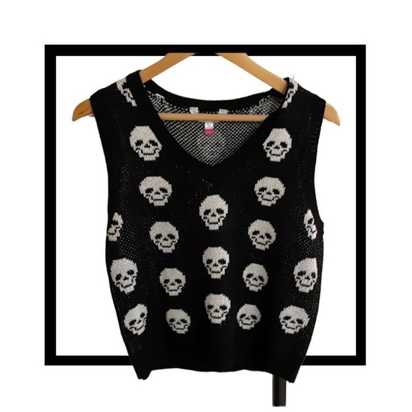 Tops - Skull Vest 